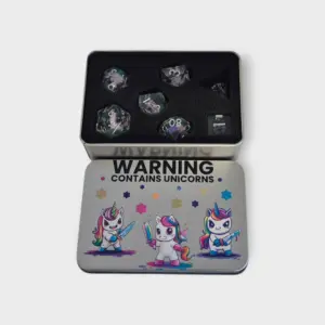 Dice Tin Unicorns