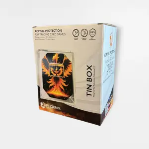 Phoenix Shield Acrylic Protection For Tin Box