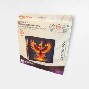 Phoenix Shield Crystal Box For Display Protection Crystal Box x6Pack